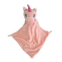 Load image into Gallery viewer, Pink &quot;Calypso&quot; Unicorn &amp; Pink Unicorn Snuggle Comforter - 2 Piece Personalised Gift Set
