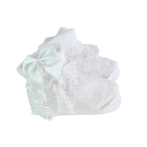 Baby Girl 100% Cotton & Lace socks