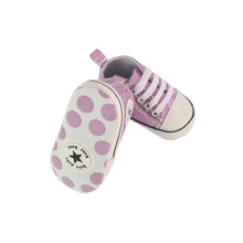 Load image into Gallery viewer, Stylish Baby Girl Sequenced/Glitter Canvas Soft Soled Pre-walker Shoes
