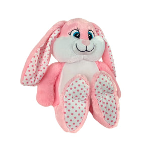 "Bubbles" Pink Bunny Personalised Plush