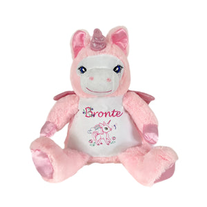 "Calypso" Pink Unicorn Personalised Plush