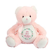 Load image into Gallery viewer, &quot;Penny&quot; Pink Baby Bear Personalised Plush
