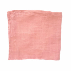 ' Dusty Pink ' Personalised Bamboo Muslin