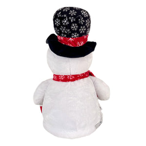 Christmas Stocking & Personalised "Frosty" Snowman Plush- 2 Piece Personalised Christmas Gift Set