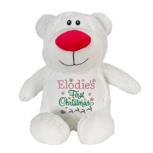 "Snowy" Personalised Christmas Plush