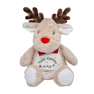 "Rudolph Reindeer" Personalised Christmas Plush