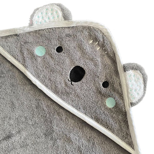 Personalised Koala Cotton Hooded Baby Towel